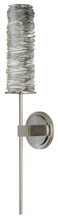  WS533SIBZX3 - Wall Sconce Long Coil Cylinder Silver Bronze Hal G4 35W 700lm